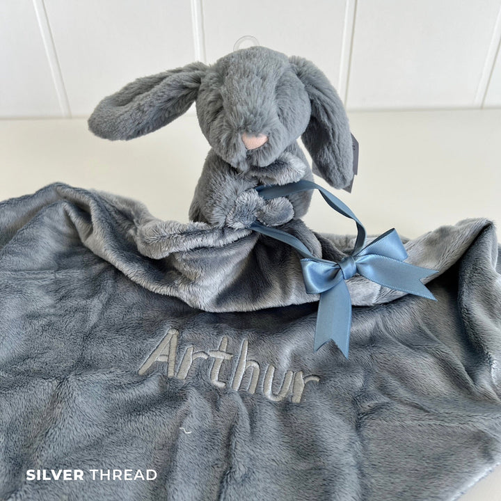 ぬいぐるみ  small Bashful Dusky Blue Bunny Jellycat Bashful - Dusky Blue Bunny Soother - Retired
