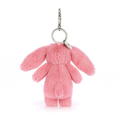 Jellycat Bashful Pink Bunny Bag Charm Soft Toy Jellycat 