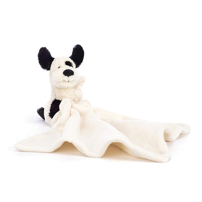 Jellycat Black & Cream Puppy Soother Soother Jellycat 