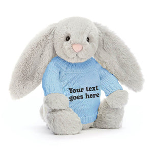 Knitted Jumper Blue - Fits Medium Bashful Jellycat (JUMPER ONLY)