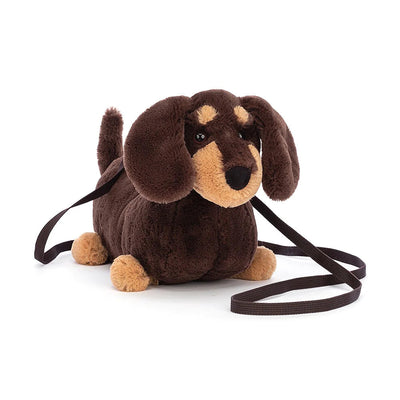 Jellycat Otto Sausage Dog Bag Soft Toy Jellycat 