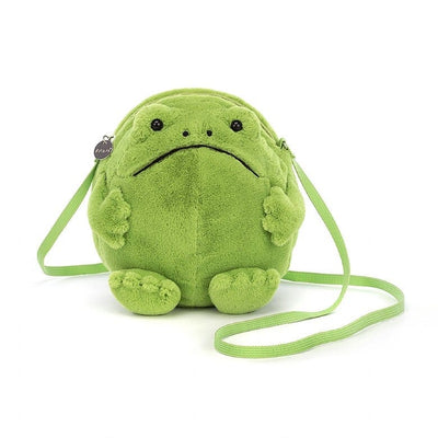 Jellycat Ricky Rain Frog Bag Soft Toy Jellycat 