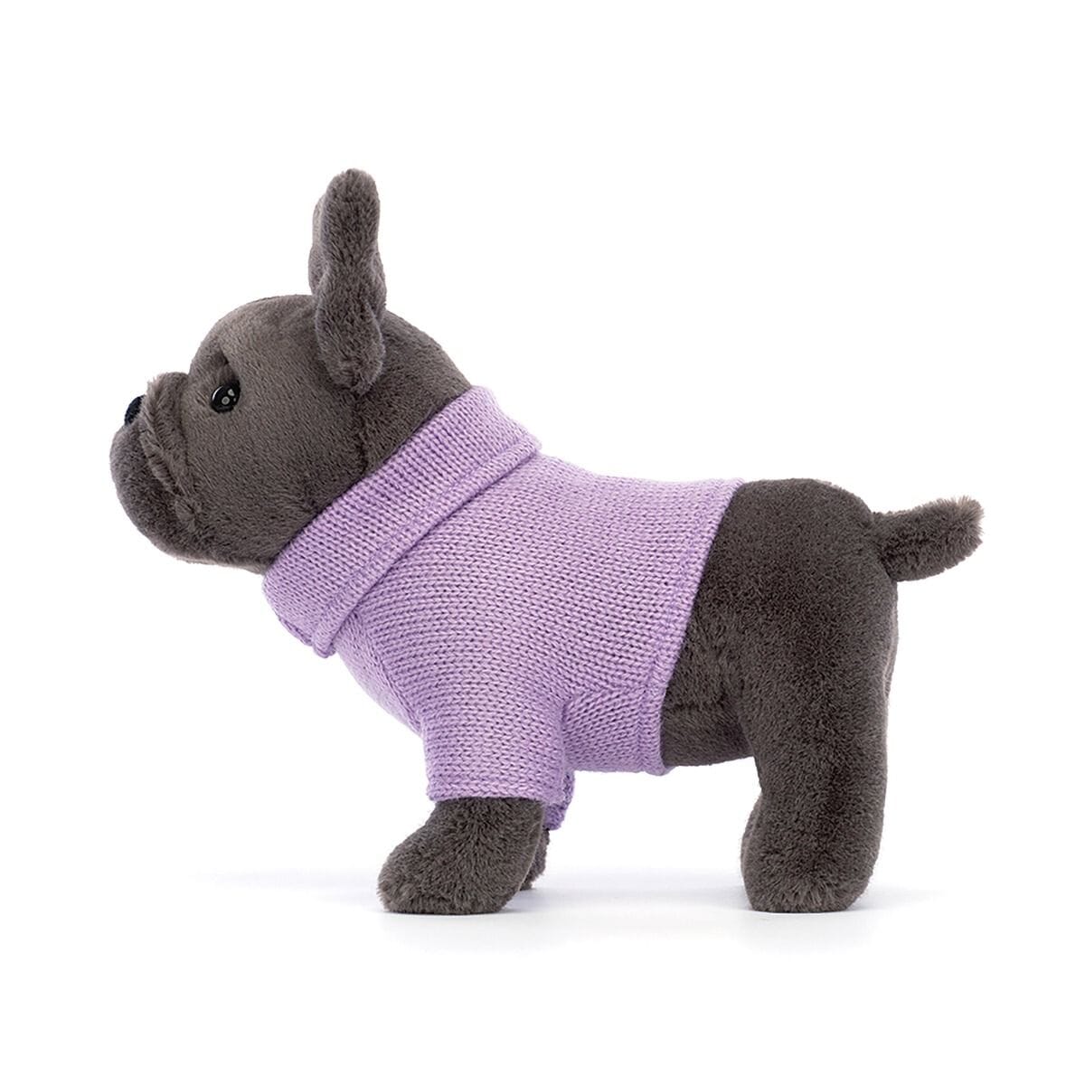 Jellycat Sweater French Bulldog Purple Soft Toy Jellycat 