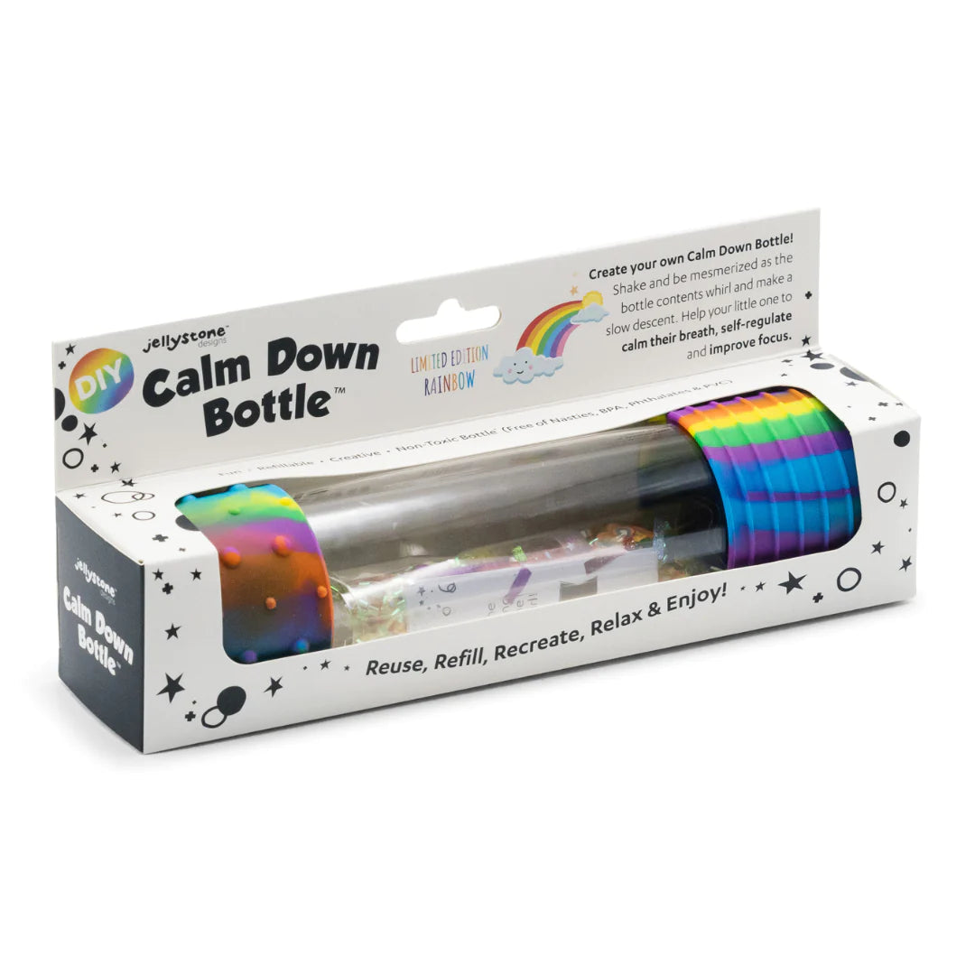 Jellystone DIY Calm Down Bottle - Rainbow Sensory Toy Jellystone 