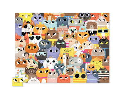 Junior Puzzle 72 pc - Lots Of Cats Puzzle Crocodile Creek 
