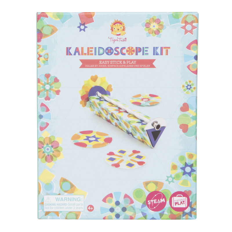 Kaleidoscope Kit - Easy Stick & Play Arts & Crafts Tiger Tribe 