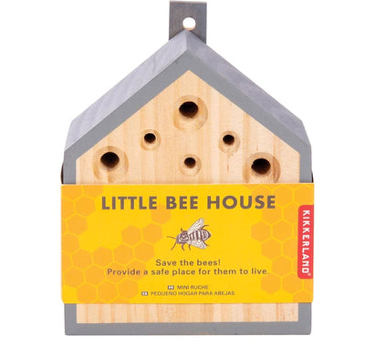 Kikkerland Little Bee House Wooden Toy IS Gifts 
