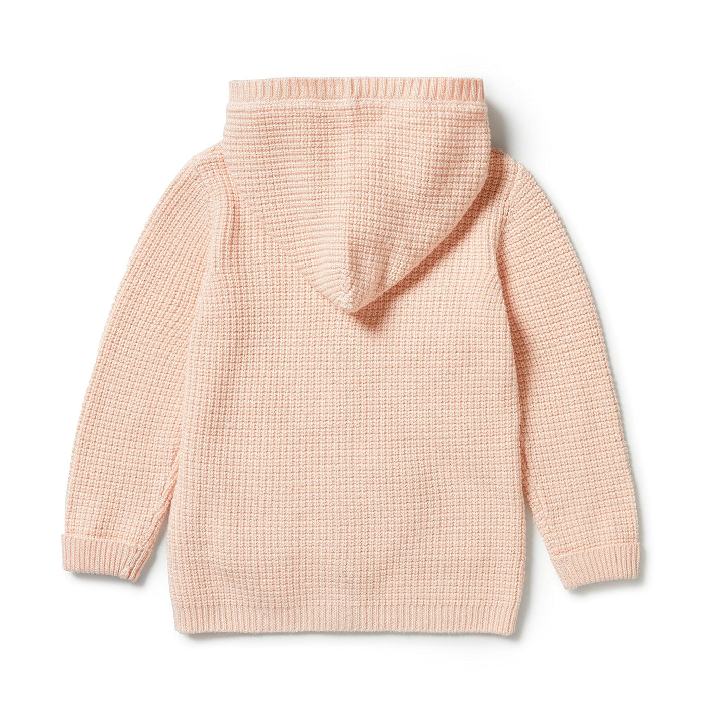 Knitted Button Jacket - Blush Jacket Wilson & Frenchy 