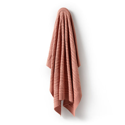 Knitted Cable Blanket- Cream Tan Blanket Wilson & Frenchy 