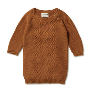 Wilson & Frenchy - Knitted Cable Dress Spice