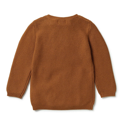 Knitted Cable Jumper - Spice Knitted Jumper Wilson & Frenchy 