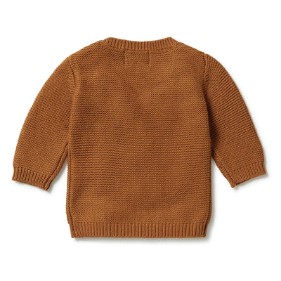 Knitted Cable Jumper - Spice Knitted Jumper Wilson & Frenchy 