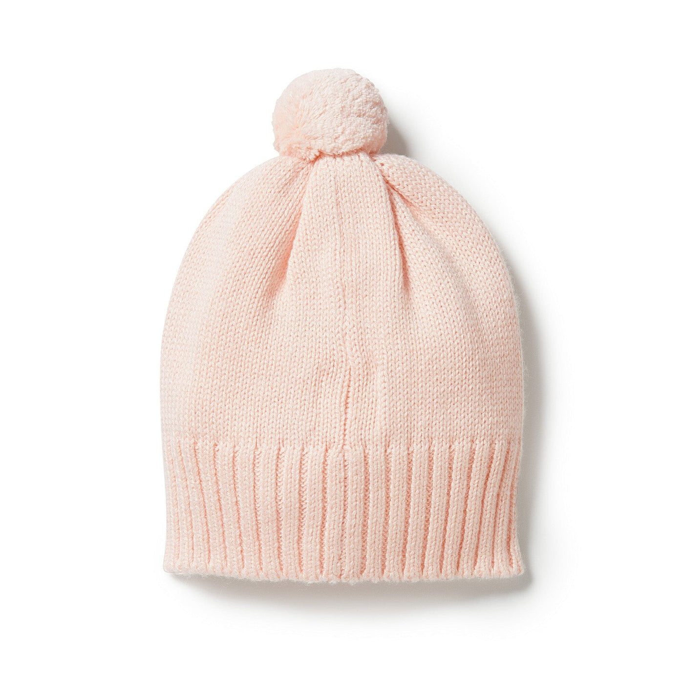 Knitted Mini Cable Hat - Blush Beanies Wilson & Frenchy 
