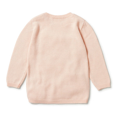 Knitted Mini Cable Jumper - Blush Knitted Jumper Wilson & Frenchy 