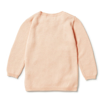 Knitted Mini Cable Jumper - Shell Knitted Jumper Wilson & Frenchy 