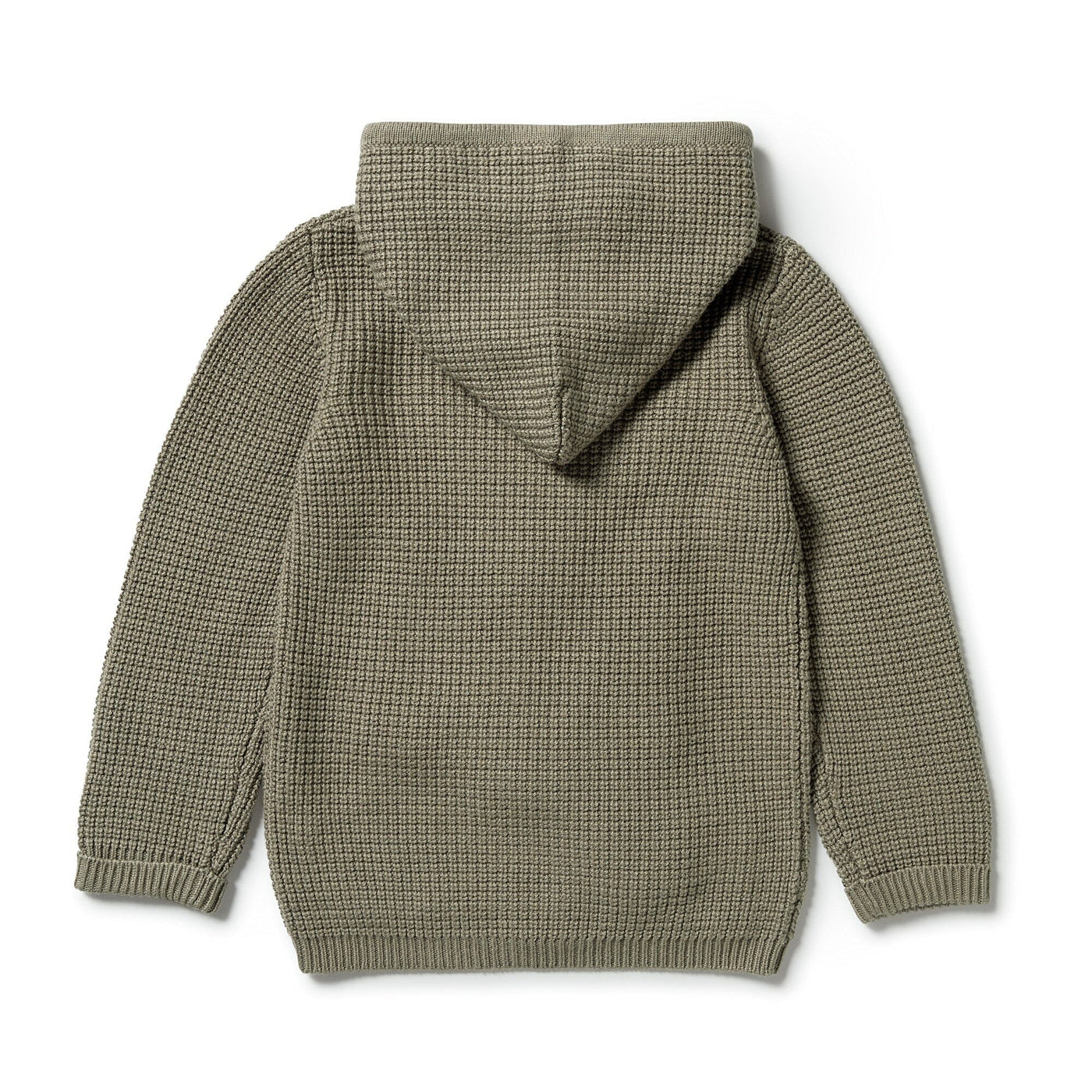 Knitted Zipped Jacket - Dark Ivy Jacket Wilson & Frenchy 
