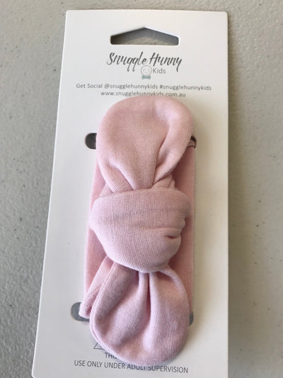 Knot Baby Headband - Blush Pink Headband Snuggle Hunny Kids 