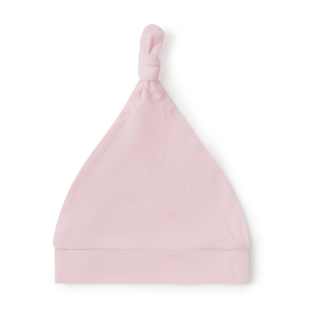 Knotted Beanie - Baby Pink Beanie Snuggle Hunny Kids 