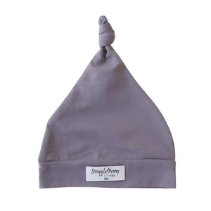 Snuggle Hunny - Organic Knotted Beanie - Grey