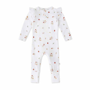 Snuggle Hunny - Organic Growsuit - Ladybug