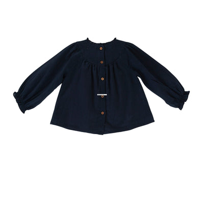 Lallo Shirt - Blueberry Long Sleeve Shirt Peggy 