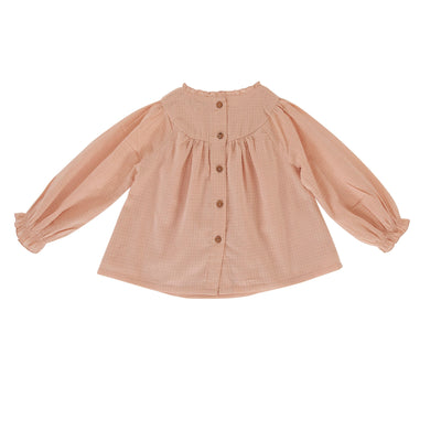 Lallo Shirt - Pale Dogwood Pink Long Sleeve Shirt Peggy 