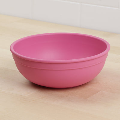 Large Bowl Feeding Re-Play Bright Pink 