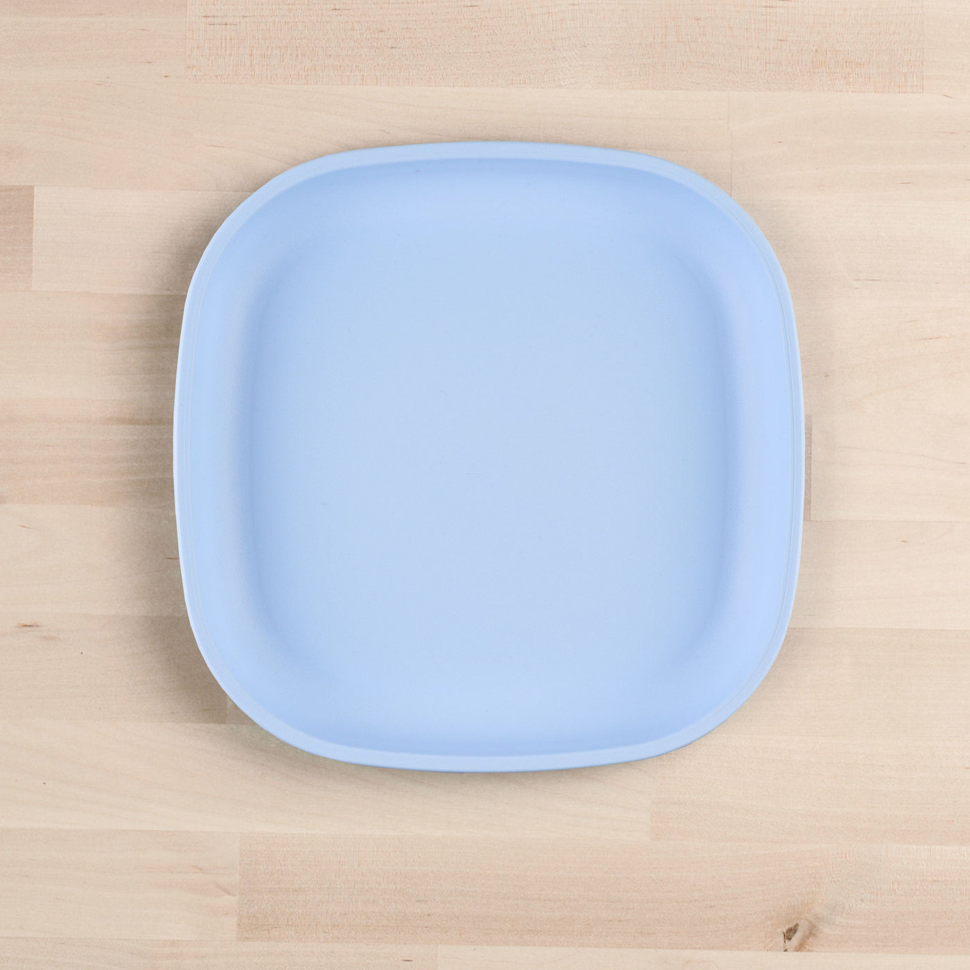 Large Flat Plate Feeding Re-Play Ice Blue 