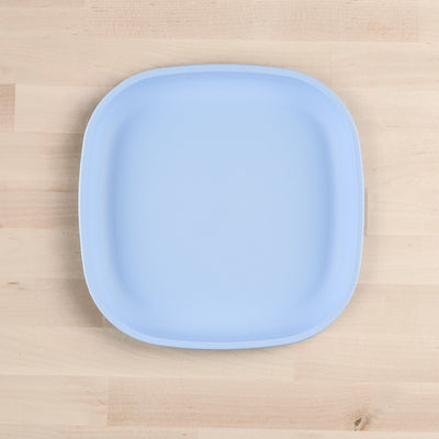 Large Flat Plate Feeding Re-Play Ice Blue 