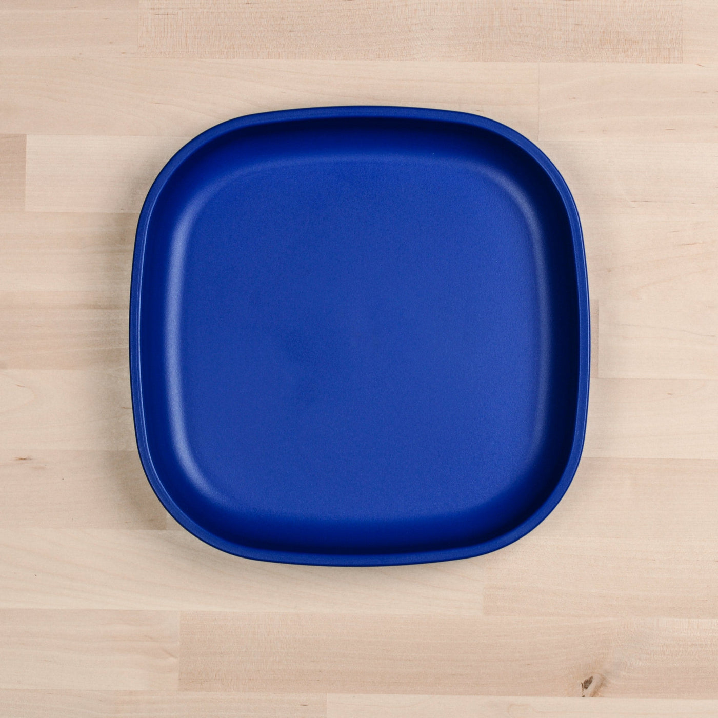 Large Flat Plate Feeding Re-Play Navy Blue 