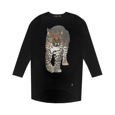 Leopard Batwing Dress Long Sleeve Dress Rock Your Baby 