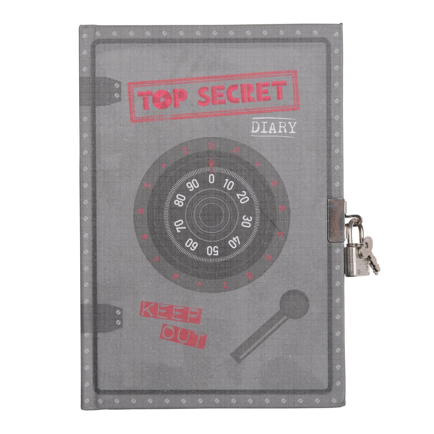 Lockable Diary - Top Secret Arts & Crafts Tiger Tribe 
