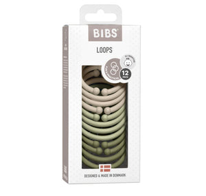 BIBS Dummies - Loops Vanilla/Sage/Olive