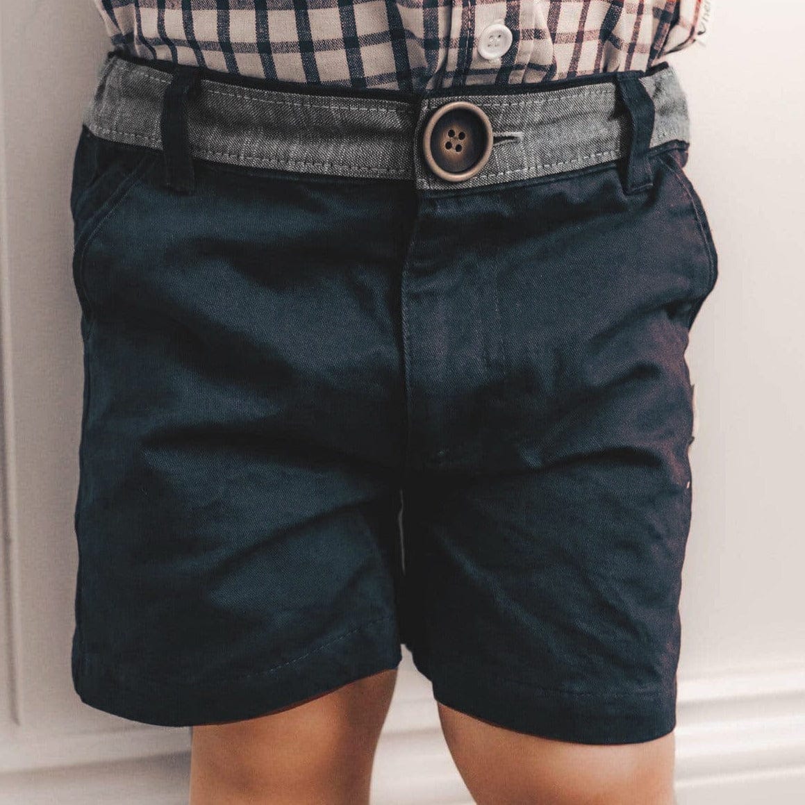 Love Henry Oscar Shorts - Navy Shorts Love Henry 