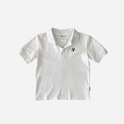 Love Henry Polo Shirt - White