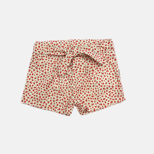 Love Henry Tie Waist Shorts - Petite Poppy