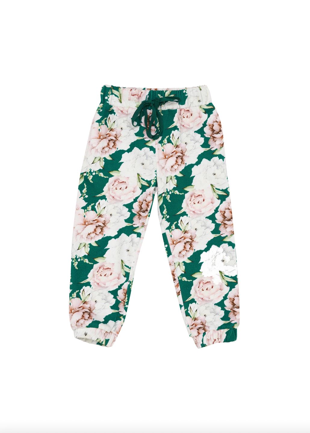Lueanne Trackpants - Basil Bloom Trackpant Bella & Lace 