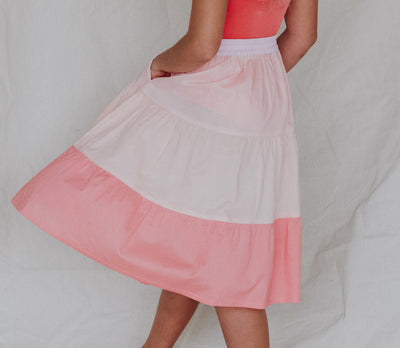Maggie Skirt - Apricot Blush Skirt Bella & Lace 