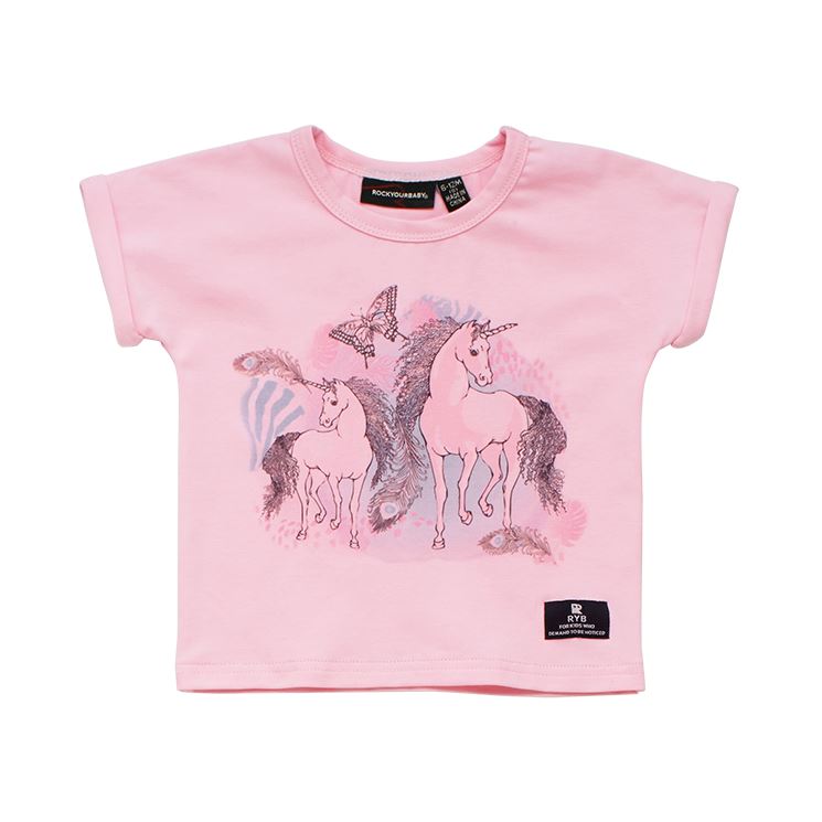 Magic Unicorns SS Baby T-Shirt Short Sleeve T-shirt Rock Your Baby 