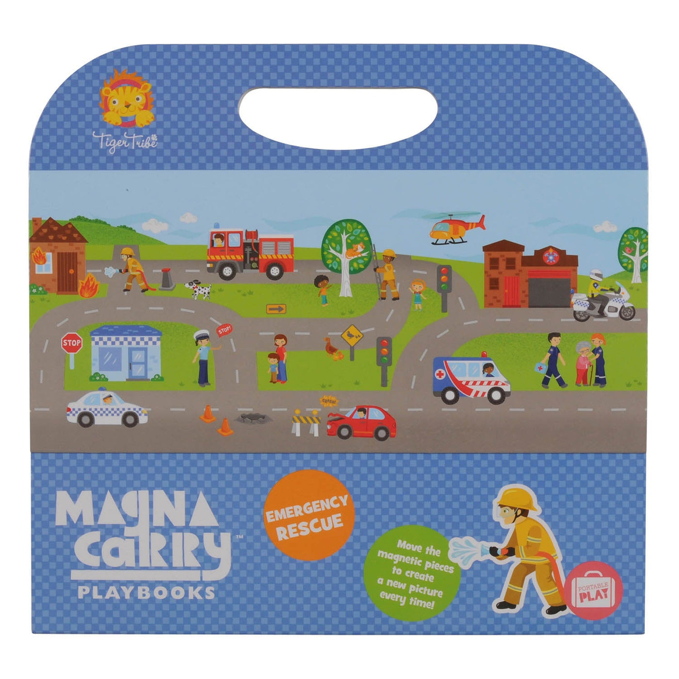 Magna Carry- Emergency Rescue Magnetic Play Tiger Tribe 