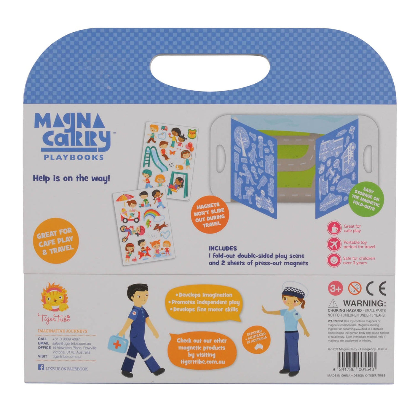 Magna Carry- Emergency Rescue Magnetic Play Tiger Tribe 