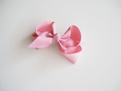 Medium Clip Bow - Dusty Pink Hair Clip Snuggle Hunny Kids 