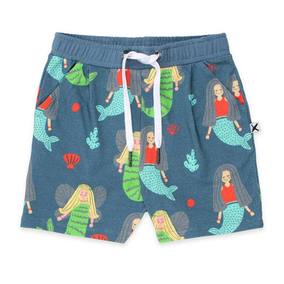 Mermaid Fairy Shorts - Muted Blue Shorts Minti 