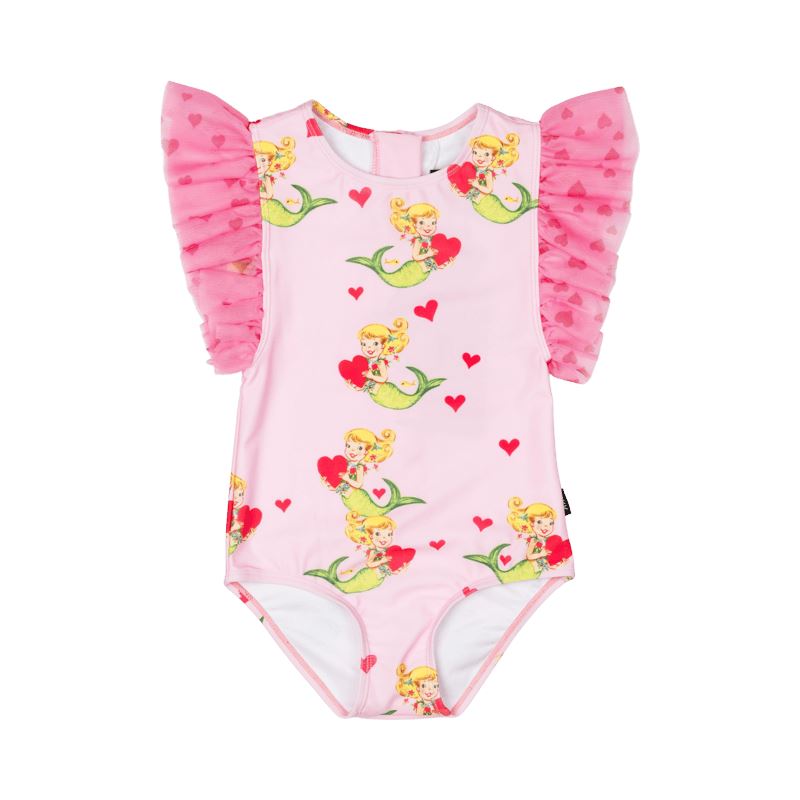 Mermaid Love Fully Lined One-Piece One-Piece Swimsuit Rock Your Baby 