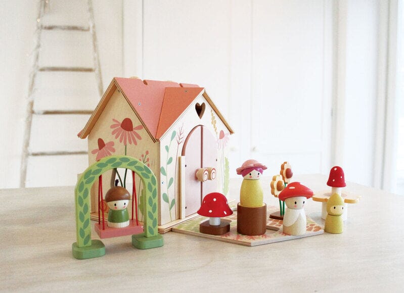 Merrywood Rosewood Cottage Dollhouse Tender Leaf Toys 