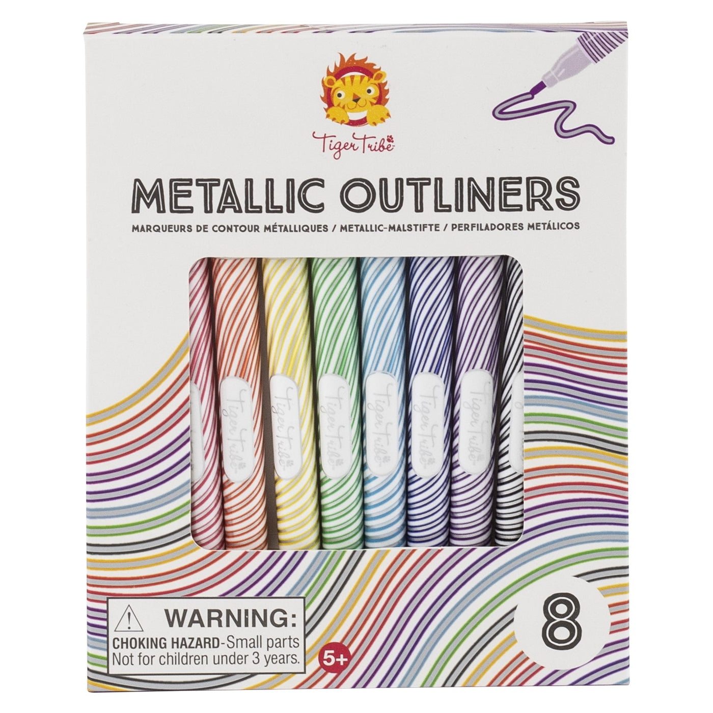 Metallic Outliners Arts & Crafts Tiger Tribe 