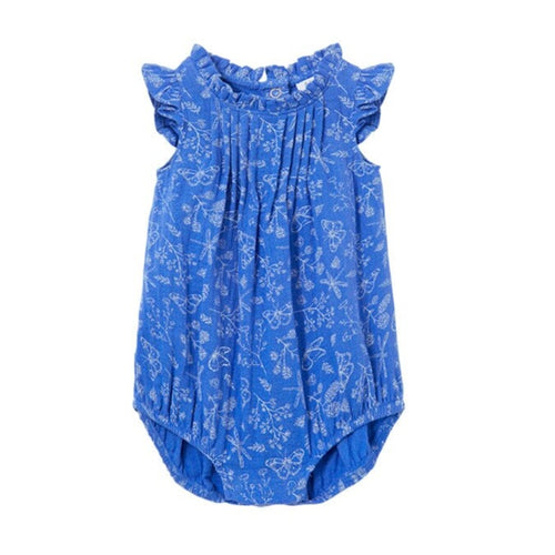 Milky Dragonfly Crinkle Cotton Playsuit