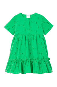 Milky - Green Broderie Dress