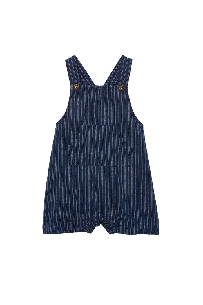 Milky Navy Stripe Linen Overall Overalls Milky 