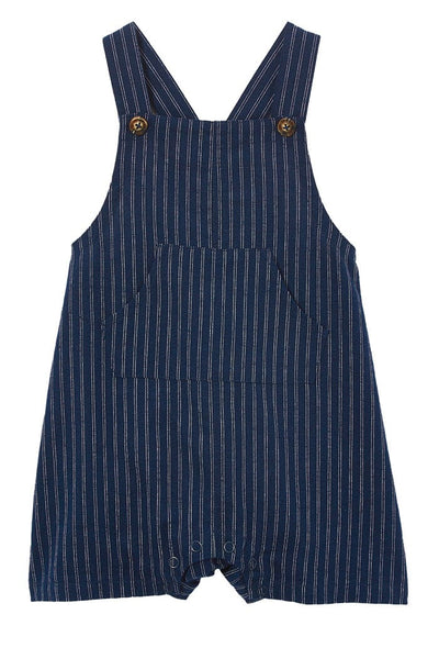 Milky Navy Stripe Linen Overall Overalls Milky 